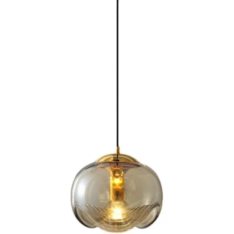 

Pendant Light Luxury Glass Modern Fashion Bedside Corridor Livingroom Canteen Lamp