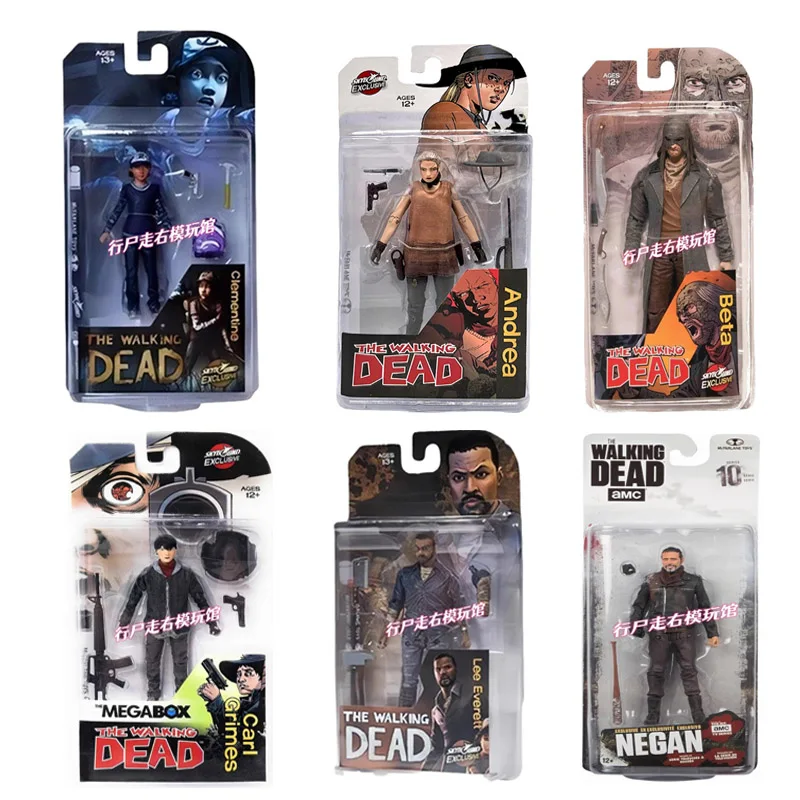 

[Inventory] US TV Hit Show McFarland 4.5inche 1/12 Action Figures Andrea CARL GRIMES Out-of-print Collectible Toy McFarland