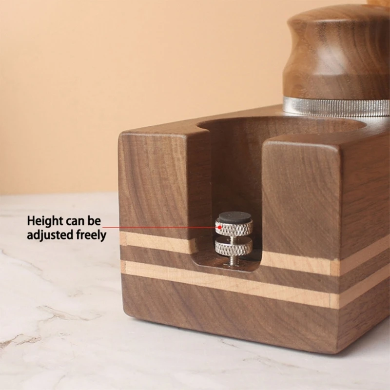 Держатель тампера для кофе, портативный фильтр 51/58 мм, деревянная подставка, станция тампера, дропшиппинг