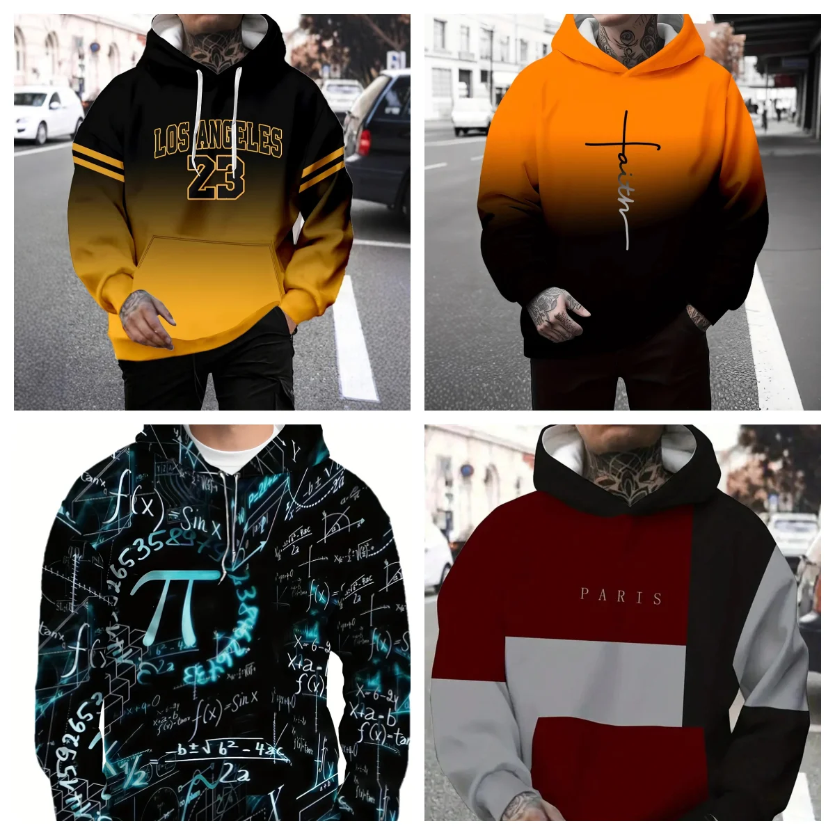 

Новая модная трендовая толстовка с длинными рукавами и принтом, мужская повседневная толстовка, дышащая, быстросохнущая, универсальный свитер с круглым вырезом, мото