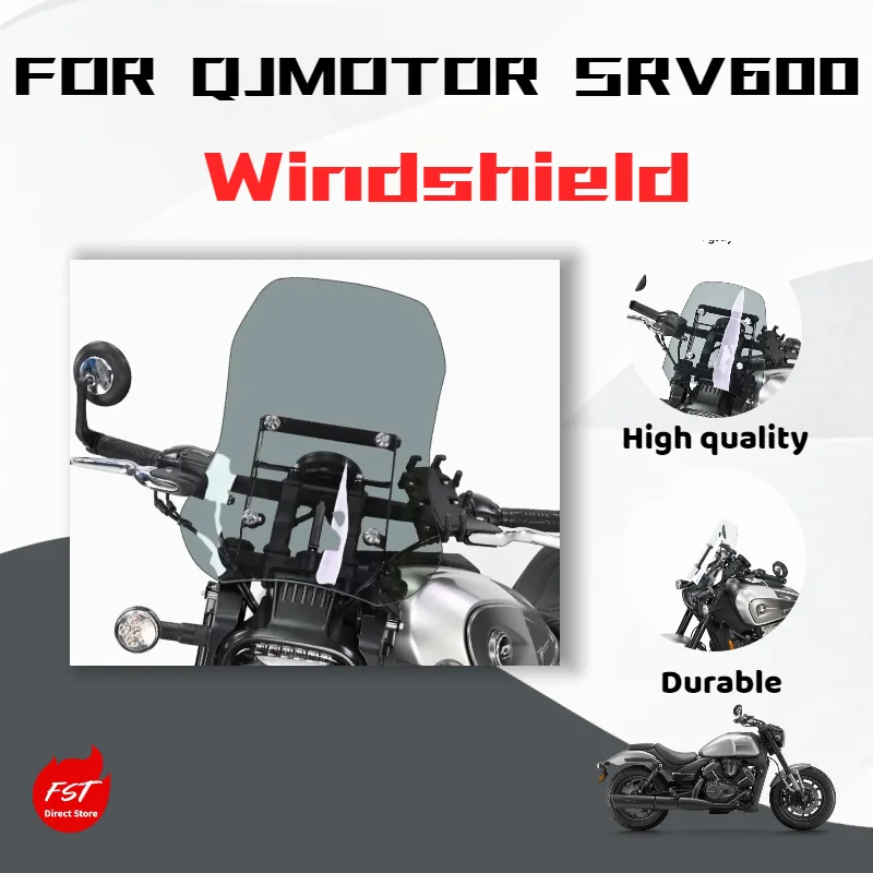 

For QJMOTOR SRV600 windshield modification and heightening windshield modification parts