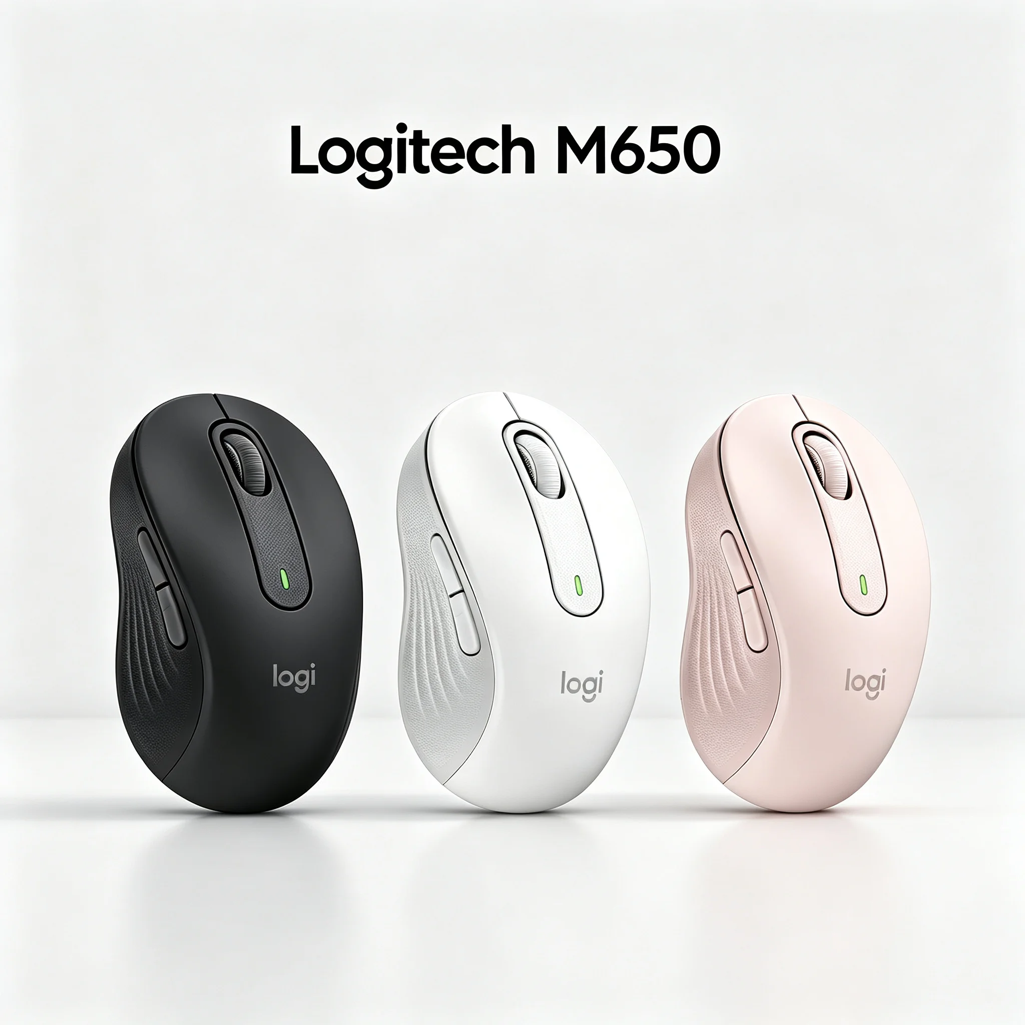 Logitech M650 Signature Bluetooth Wireless Mouse Logi Bolt Receiver Option 24 Months Battery Adjustable DPI Silent Click Technol