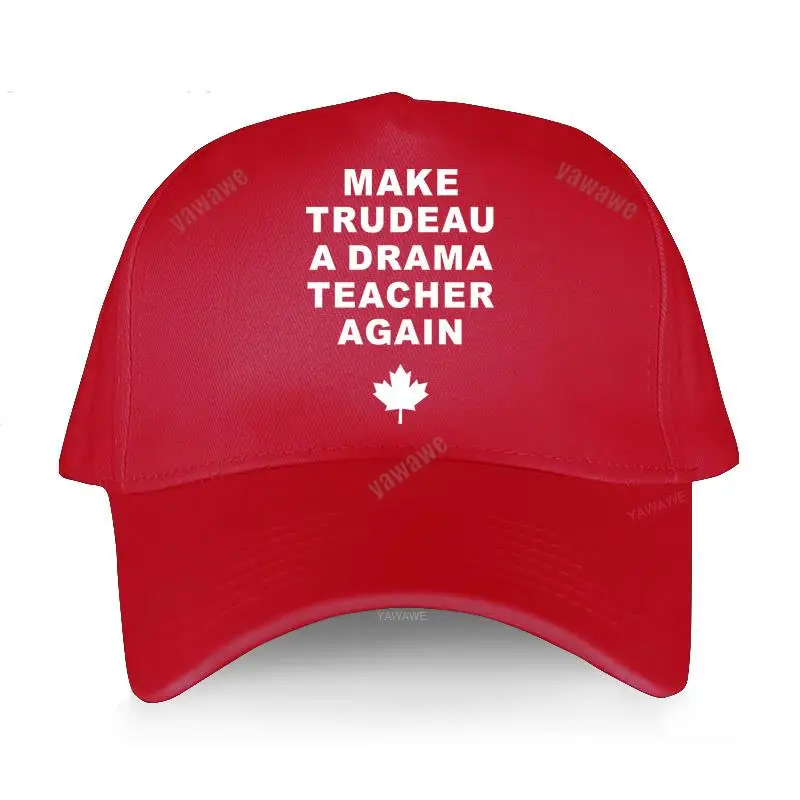 Men luxury brand cap outdoor sport bonnet Adjustable MAKE TRUDEAU A  DRAMA TEACHER AGAIN Adult hip-hop Baseball Caps casual hat