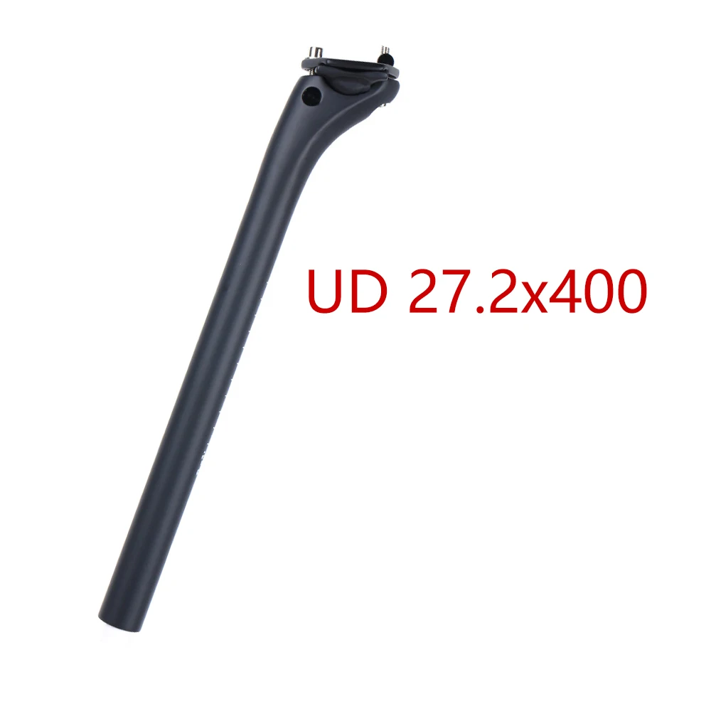 Neue Carbon Sattelstütze Mountainbike Sattelstütze Rennrad Sattelstütze Offset 20 Fahrrad Teile 25,4/27,2/30,9/31,6*350/400/450mm