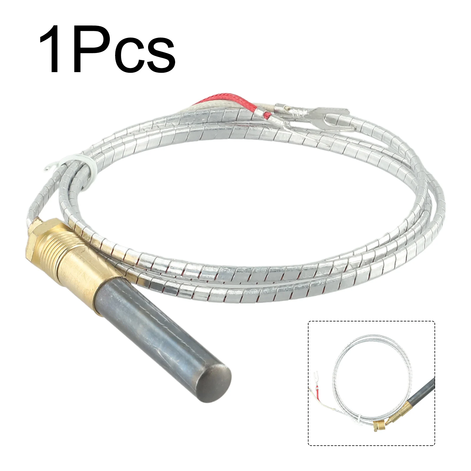 1pcs Metal Thermopile 36 Inches Suitable For Propane Appliances Fireplaces Hot Water Heater Fryer Home Improvement Parts