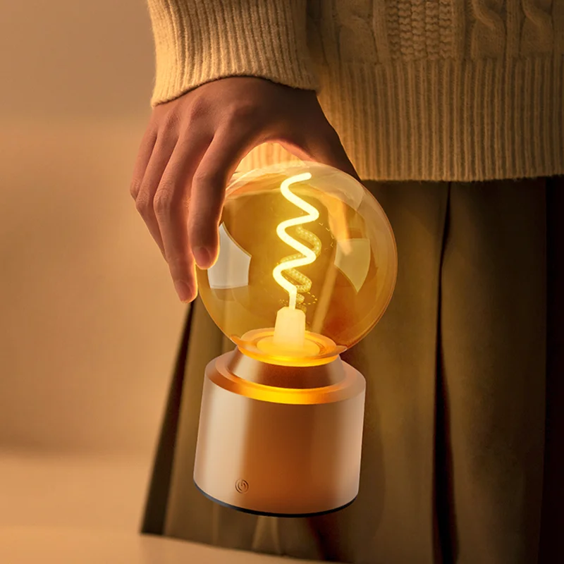 3D Christmas Eve Light Customizable Touch Desk Lamp Wedding Birthday Gift Charging Portable Bedroom Decoration