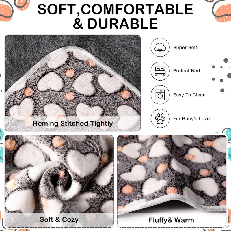 Guinea Pig Cage Mat Reusable Blanket Mat Cat Blanket Dog Blanket Three-Layer Material Washable view 4