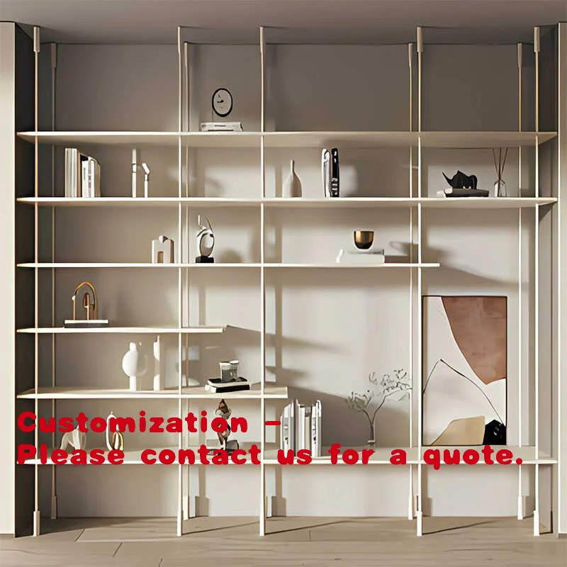 

Customize.Wall-Mounted Shelf Home Living Room Floor Storage Rack Office Iron Art Bookshelf Multi-Layer Storage Display Cabin