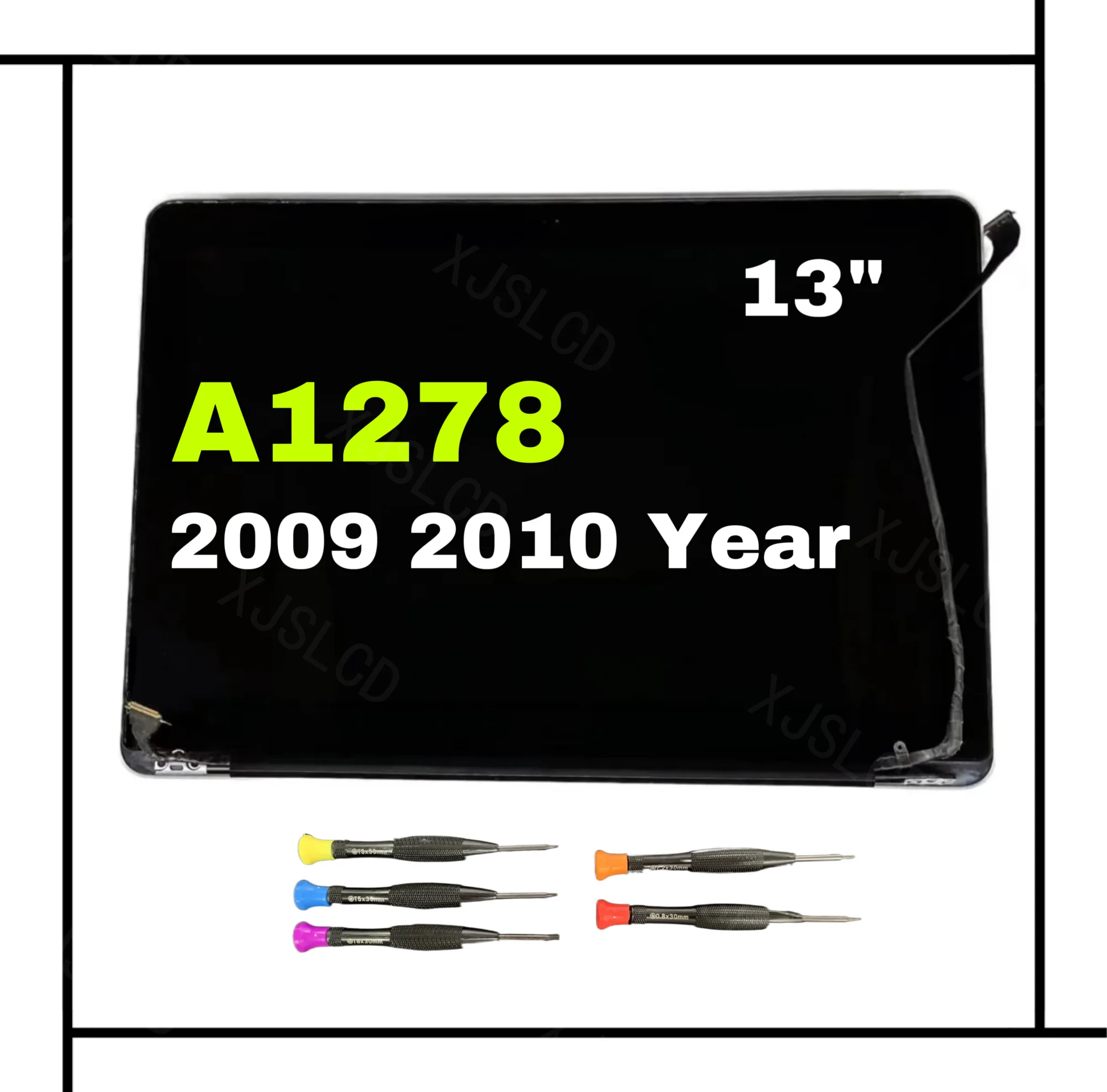 

2009, 2010 год, новый, полный комплект дисплея для MacBook Pro, 13 дюймов, A1278, ЖК-дисплей, полный экран в сборе