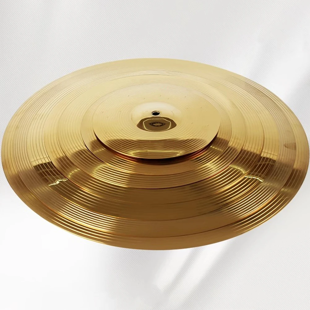 

Brass Alloy Drum Cymbal Set Sturdy Durable Cymbals For Drums Smooth Practice Crash Splash Cymbals Drum Set Accessories Metal