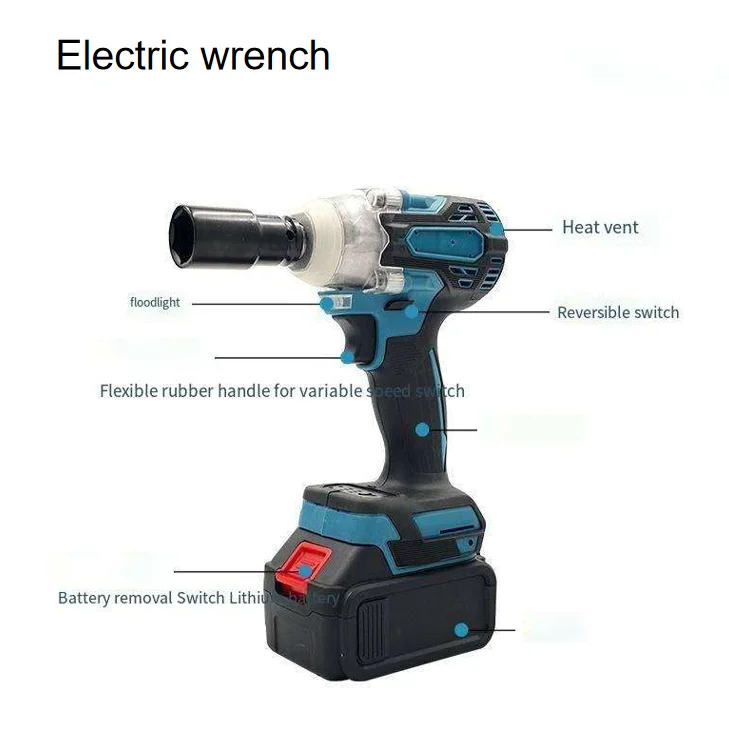 BEST SELLING Li-Ion Battery Cordless Combo Tool Kit / Electric Hammer Drill Power Wrench Tool Combo Tool Kit Set