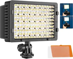 NEEWER 160 LED CN-160 Dimmable Ultra High Power Panel Digital Camera/Camcorder Video Light for Canon, Nikon, Pentax, Panasonic