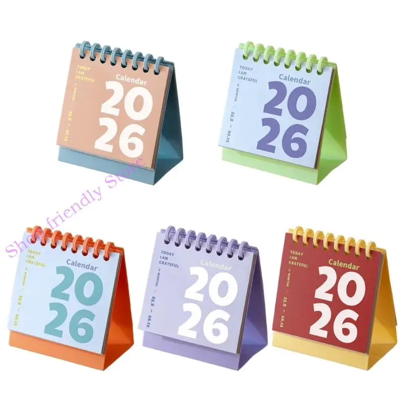 

Small 2026 Desktop Calendar 12 month Runs from Jan 2026 to Dec 2026 for Office