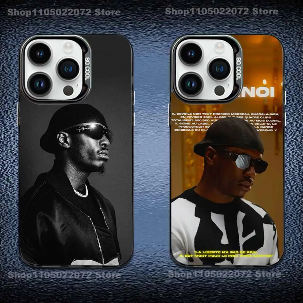 

Diamant Noir W-Werenoi Phone Case For iPhone 17,16,Pro,Max,e,15,14,Plus,13,12,Mini,11, Matte Colored Silver Luxury Cover