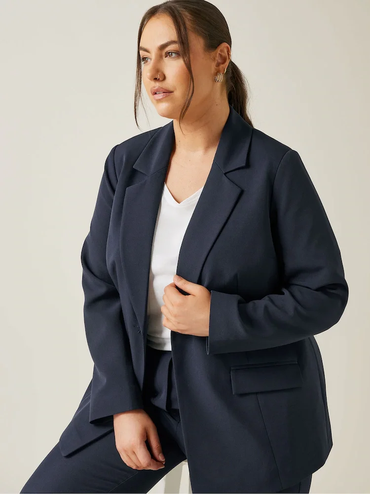 Women's 2 Piece Business Suit Plus Size Blazer Casual Office Outfits Elegant Pantsuit Set Customize