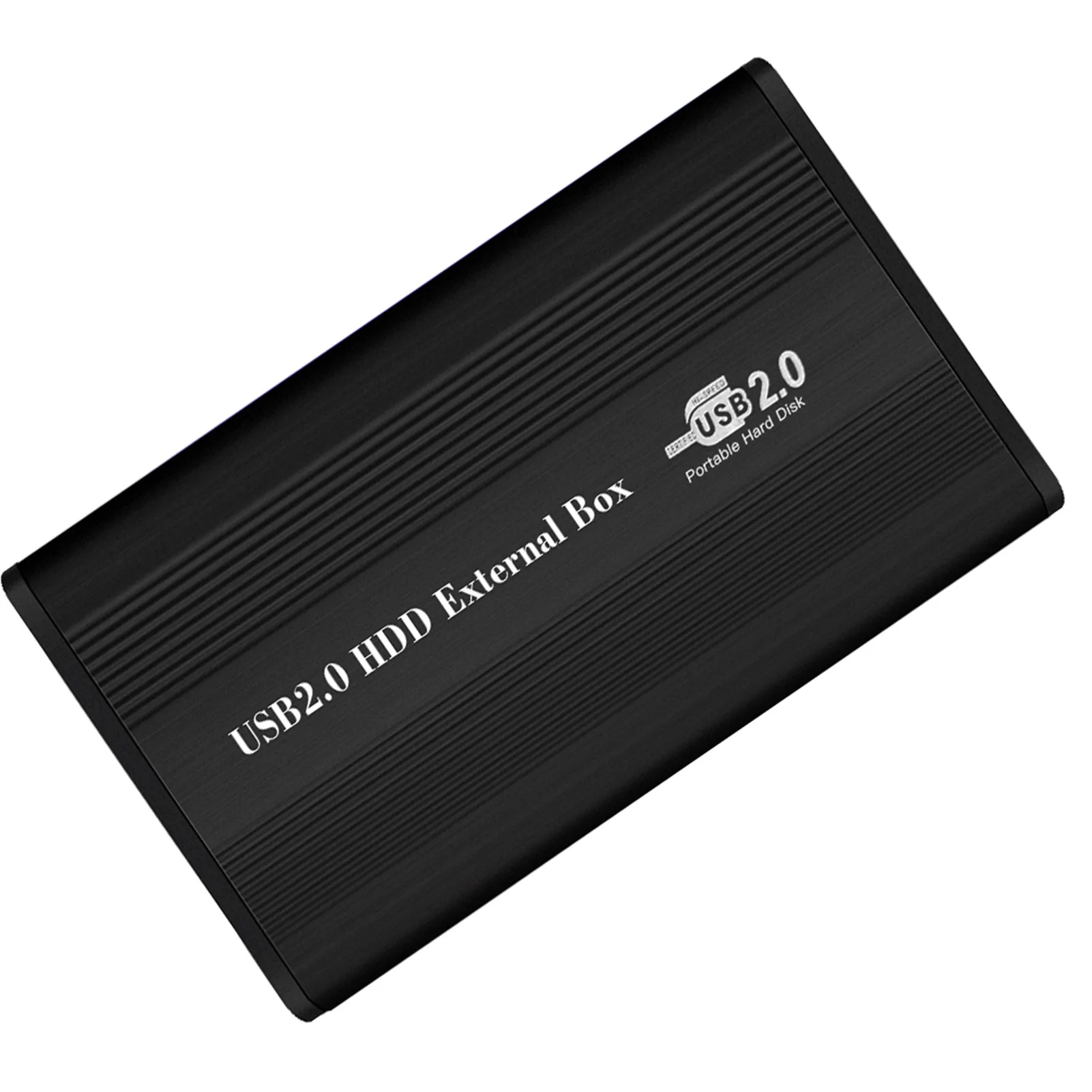 

USB2.0 to IDE Hard Disk Case 2.5'' IDE HDD Enclosure Hard Disk Box Aluminum Alloy HDD Enclosure Silver (Not Inclube Hard Disk)