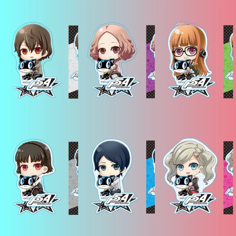 Persona GAME 10CM Chibi Acrylic Standee Model Cosplay Toy Birthday Gift Ornament keychain Festival Christmas