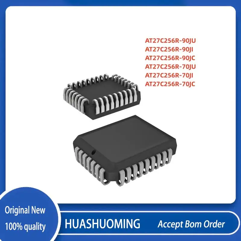 2Pcs/Lot  AT27C256R-70JC AT27C256R-70JI AT27C256R-70JU AT27C256R-90JC AT27C256R-90JI AT27C256R-90JU AT27C256R