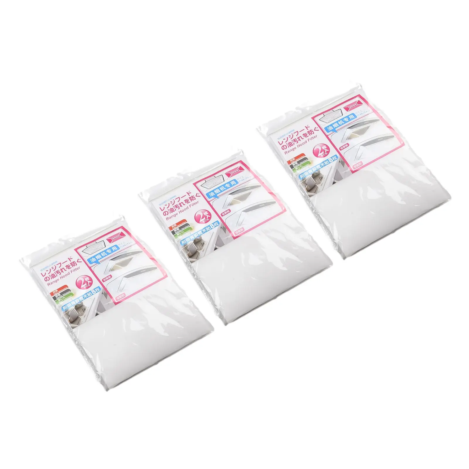 Practical Useful Filter Paper Fan Filter Professional 4 Packs 46*32CM Accessories Cooker Extractor Grease Hood