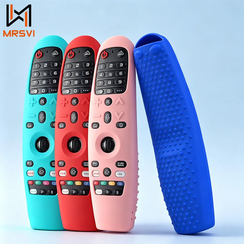 MRSVI Soft Silicone Protective Cover For LG Smart TV AN-MR650 20GA 19BA Remote Control Case Compatible Replacement Accessories