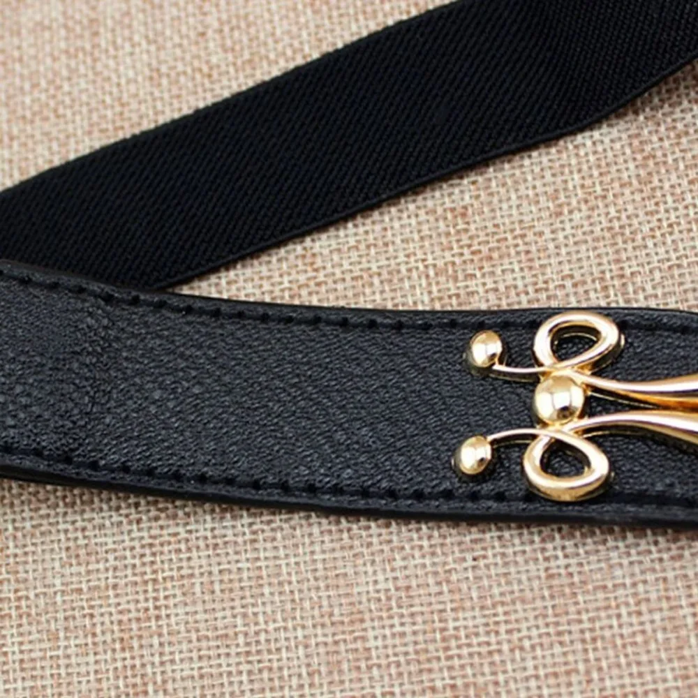 Модный Эластичный пояс для платья, тонкий нижний тонкий пояс в Корейском стиле, универсальные поясные ремни