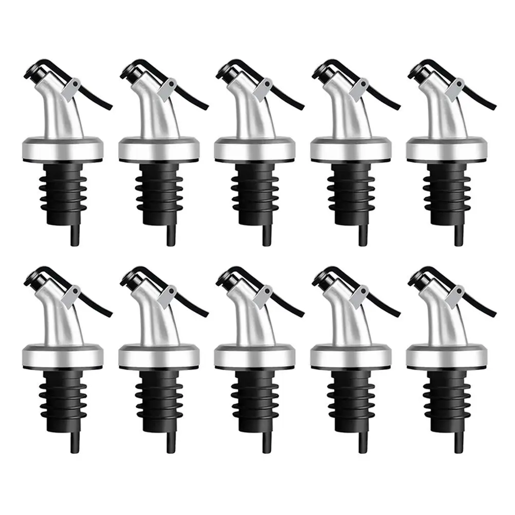 

10 Pcs Oil Nozzle Bottle Spouts Alcohol Pour Pourer Mouth
