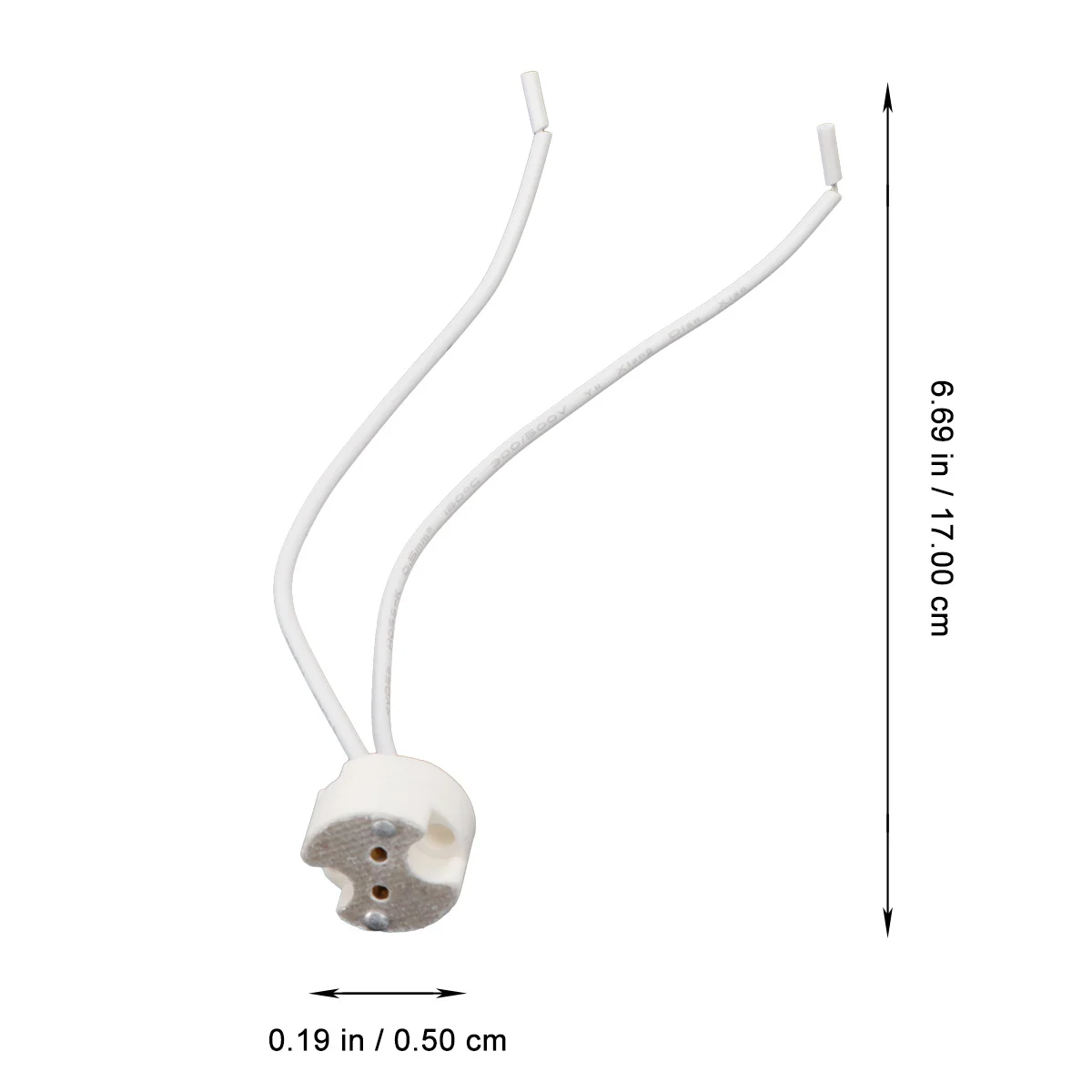 

10Pcs Lamp Socket 15Cm Wire Connector Heat Resistant Ceramic Base 12V-265V Installation Bulb Holder Adaptor