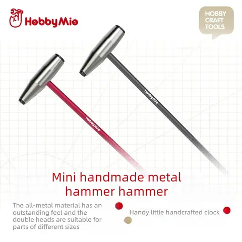 HOBBY MIO HMH-01-R/G Mini Metal Hammer Assembly Model Building Tools for Plastic Model Hobby DIY Tools