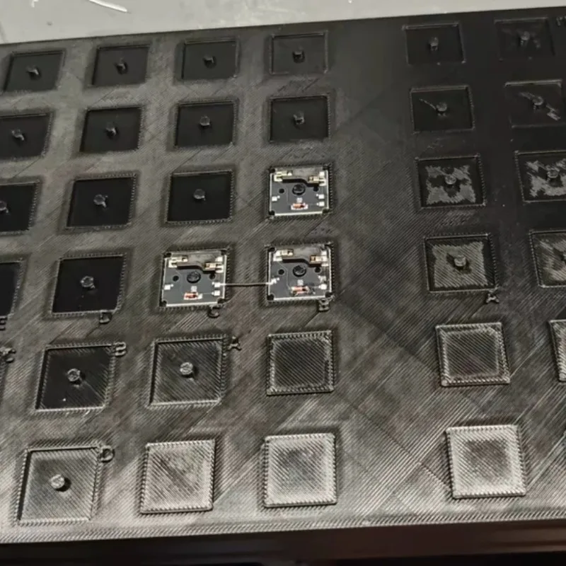 Split Keyboard PCB Custom 1U Axis Board Independent Axis Board DIY Keyboard PCB Welded Axis Base and Diode RGBHands on Set