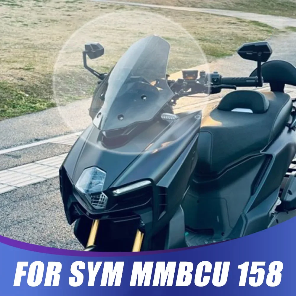 For SYM MMBCU 158 158MMBCU MMBCU158 Windshield Windscreen Wind Shield Screen Deflector Spoiler Protector