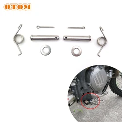 OTOM New Foot Pegs Mount Kit Pins Motorcycle Footrest Pedal Pads Bolt For KTM SX XCF XCW EXC EXCF Husqvarna TE FC FX 250 450 530