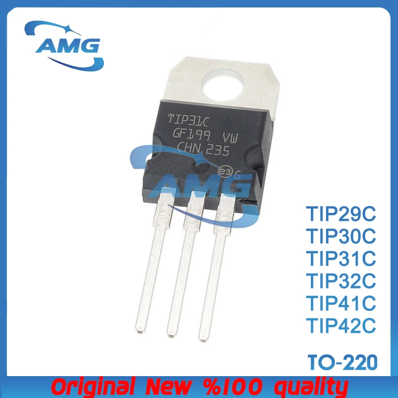 20PCS TIP29C TIP30C TIP31C TIP32C TIP41C TIP42C Transistor NPN PNP power transistor