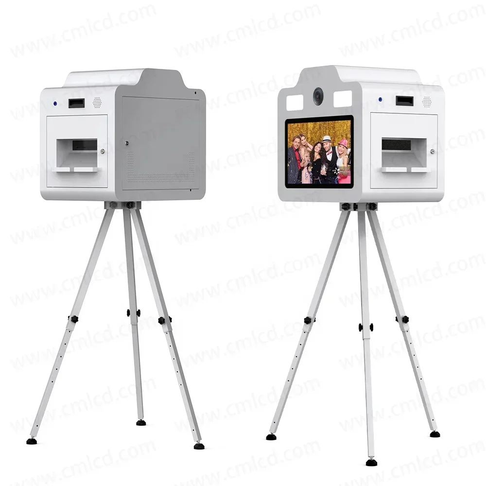 

New Photobooth DSLR Selfie Instant Print Station Fit DNP HITI Printer Touch Screen Photo Booth Box