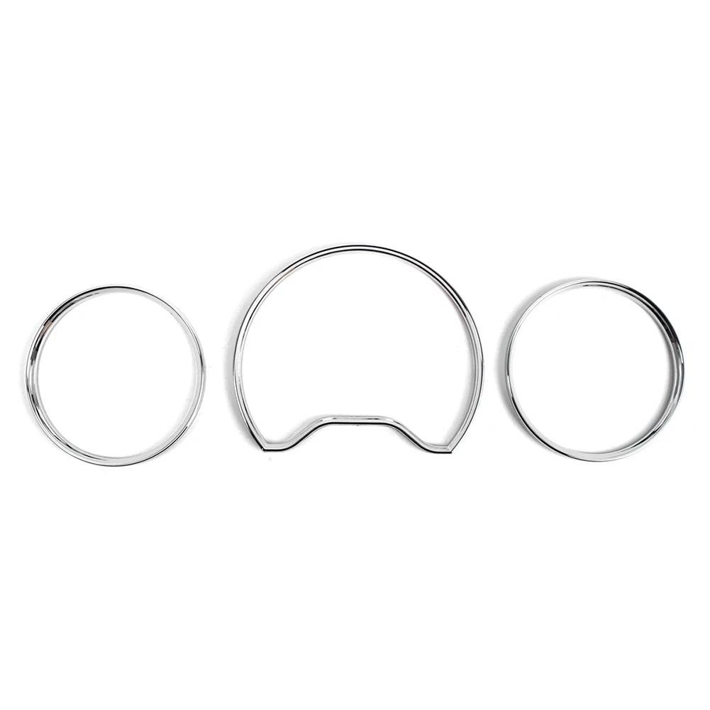 4x ABS Chrome Car Speedometer Gauge Dial Rings Bezel Trim For Mercedes Benz C E CLK Class W210 S210 W202 C208 A208