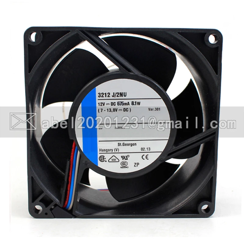 

BRAND NEW ORIGINAL 3212J/2NU 3212 J/2 NU DC 12V 8.1W COOLING FAN 9238 9CM 92*92*38MM