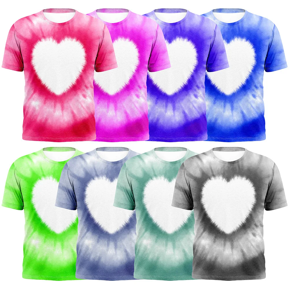 Sublimation Blank for Your Like Photo or Your OWN Design T Shirt Men T-shirt Casual Short Sleeve multiple colour T shirt Top