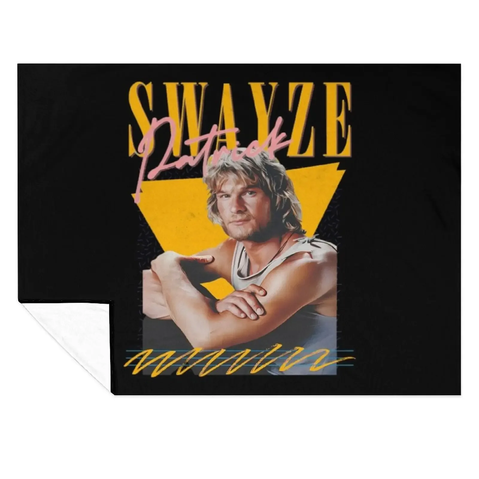 

Patrick Swayze Throw Blanket Loose Cute Plaid cosplay anime Decorative Sofas Blankets