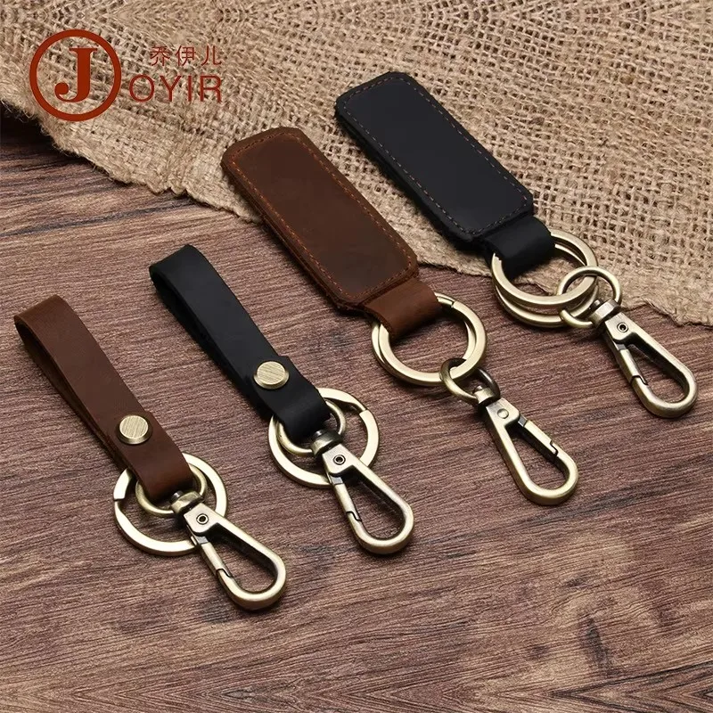 Luxury key wallet genuine leather Men Keychain for Cars Organizer Holder Fashion High Quality Designer Creative Gift Key Rings