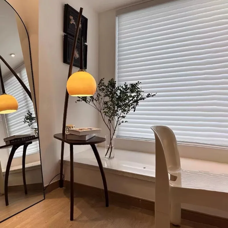 Patent Storage Rechargeable Floor Light Living Room Decor Standing Creative Minimalist Wood Art Nordic Modern Led Floor Lamp