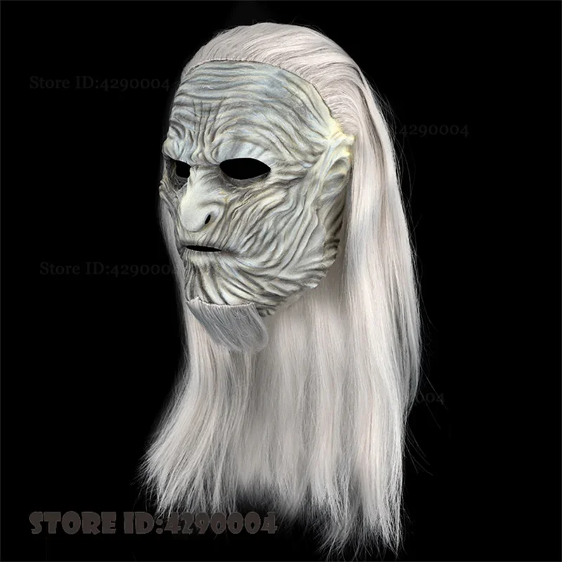 Scary Headwear Cosplay Costume Prop Halloween Terrifying Evil Spirits Mask Carnival Masquerade Stage Performance Mask Prop