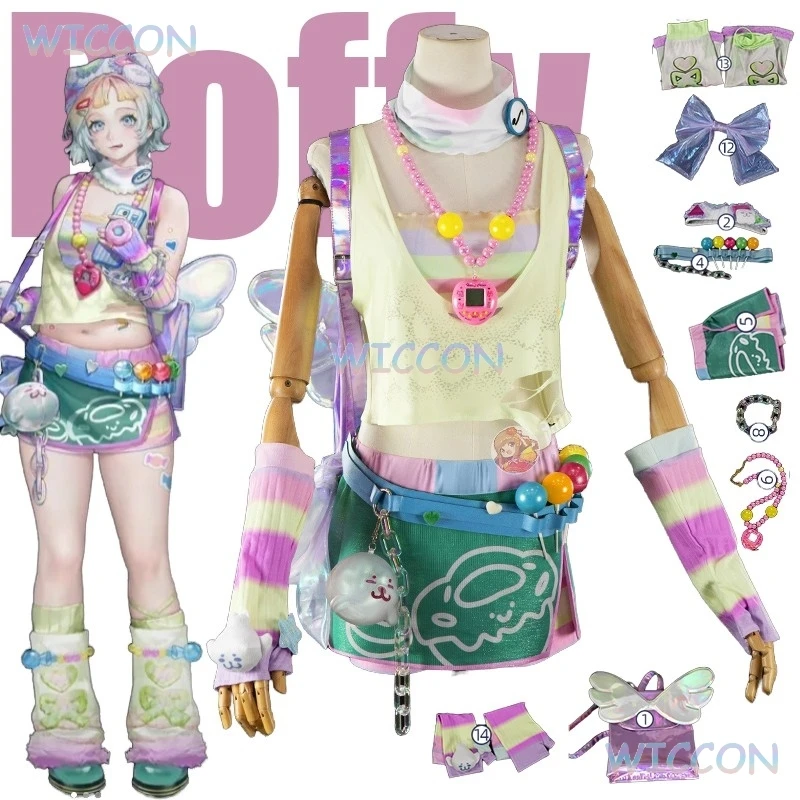 

Child Star Cosplay Poffy Cosplay Costume Game Path To Nowhere Full Set Bofei Cosplay Girls Y2k Suit Fashion Uniform Female Cos