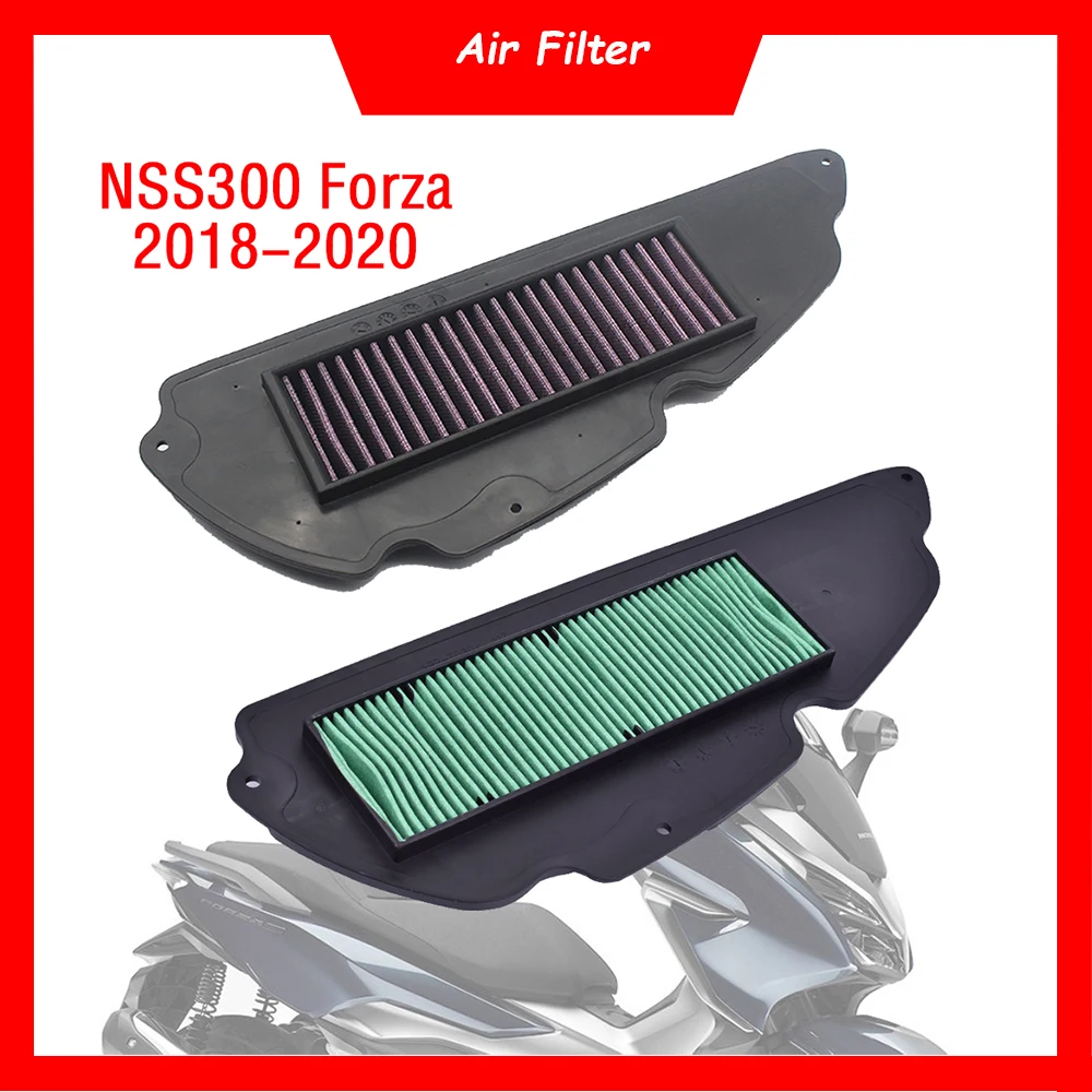 Motorcycle Engine Air Filter Cleaner Air Intake Filter Element For Honda NSS300 Forza 300 ABS 2018-2020 SH300i 2007-2015