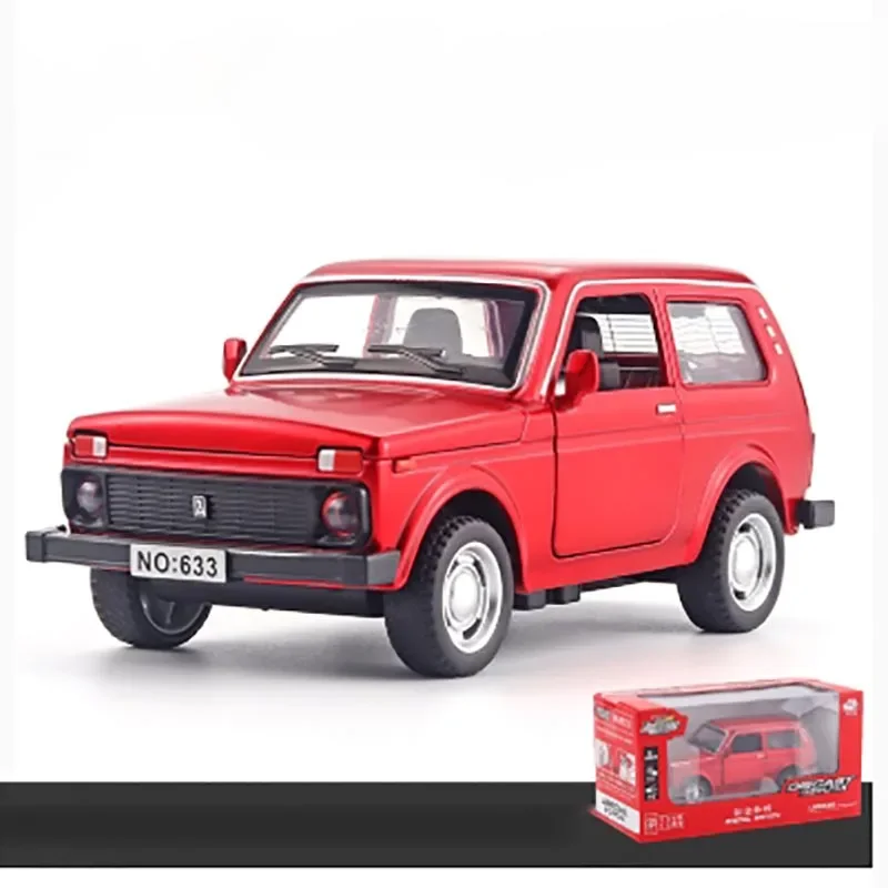 

Diecast G1 scale Lada alloy off-road car model adult boy toys collectibles finished ornaments scene simulation