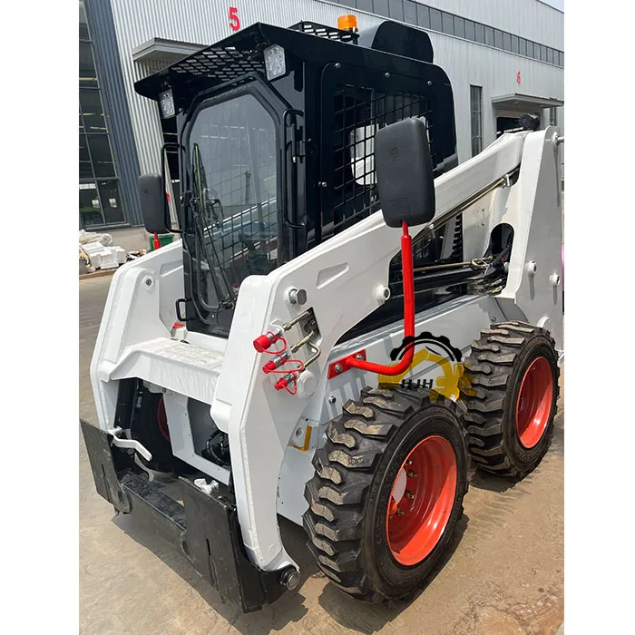 China Factory Direct Supply Mini Skid Steer Loader Diesel Wheel Skid Steer Mini Loader For Sale