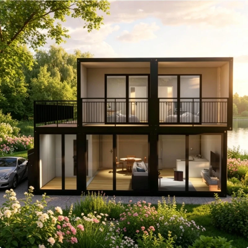 Customized Prefabricated 20ft/30ft/40ft Expandable Steel Container House 2-5 Bedrooms Breathable Design for Hotel Apartment