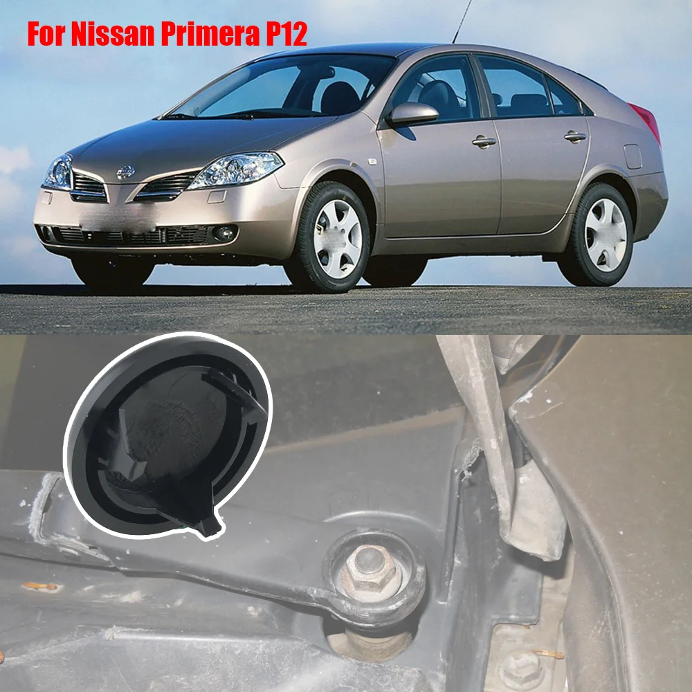 Tapa de tuerca para limpiaparabrisas delantero de coche, cubierta antióxido a prueba de polvo para Nissan Primera P12, 2001, 2002, 2003, 2004, 2005,