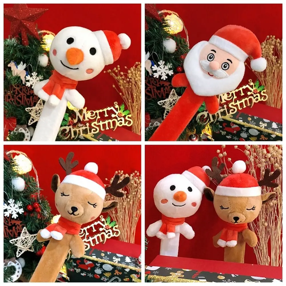 

Holiday Gifts Christmas Slap Wristband Santa Claus Reindeer Elk Clap Circle Wrist Decoration Snowman Hand Ring Ornaments