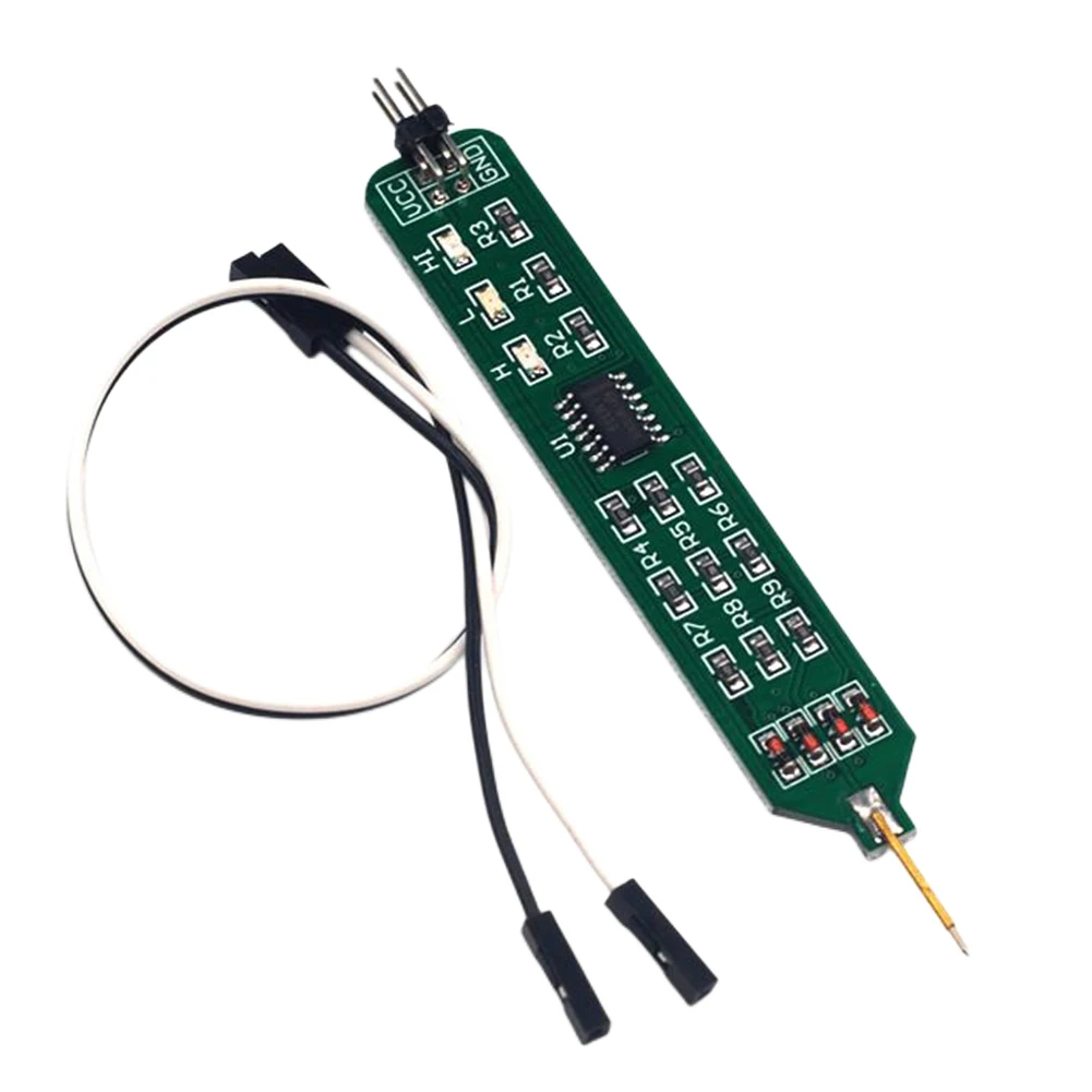 Logic Pulser Analyzer Detecting Probe 5V 3.3V Convenient and Quick Learning Board Logic Tester Pen Level Tester with Line