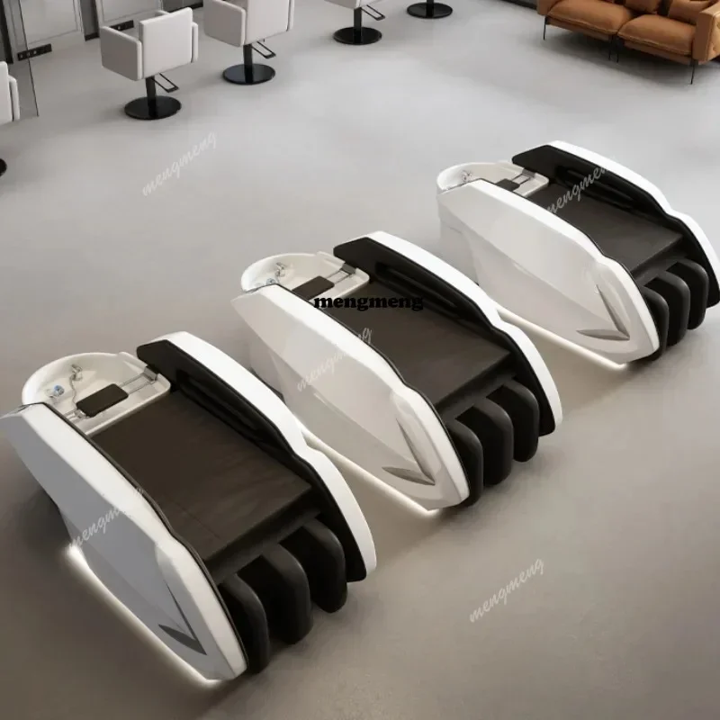 X188 Headspa Bed Japanese Hair Spa Salon Chair Cosmetic Mobile Shampoo Basin Massage Massage Bowl Backwash Units Water Circulati
