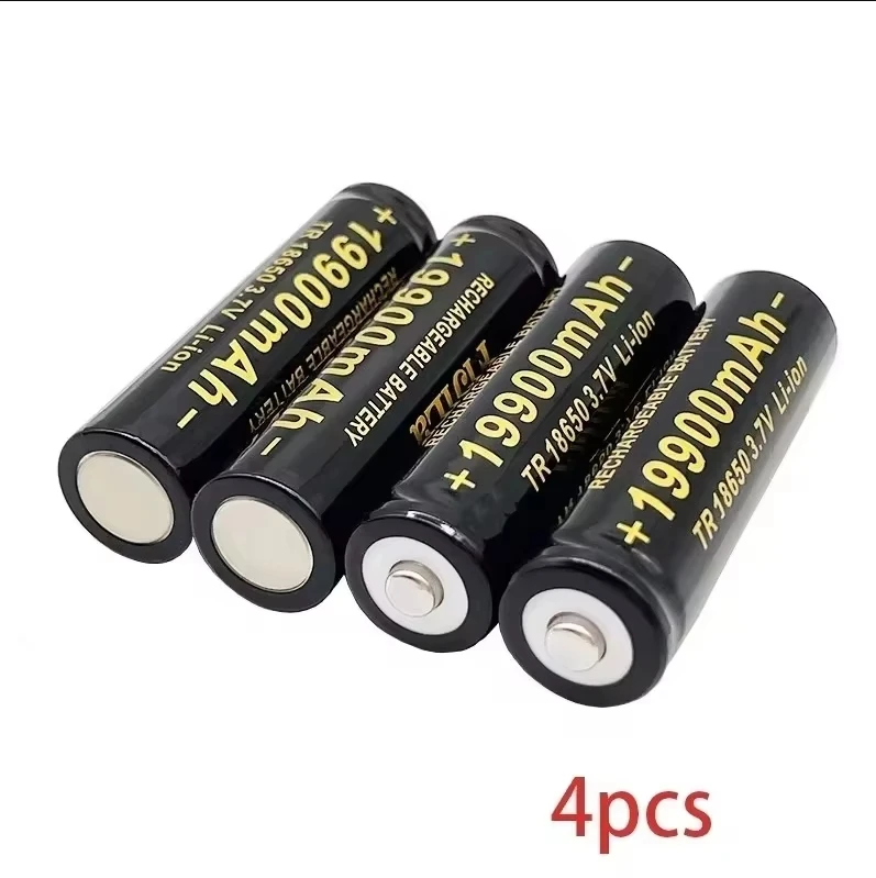 Free Shiping 2024 100% Genuine New 3.7V 18650 Battery 19900Mah High Capacity Battery, Lithium-ion Battery for Flashlight Battery